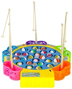 KIK Rodinná hra Lov rýb 24 ks – elektronická chytačka rýb 1–5 hráčov, hračka pre deti