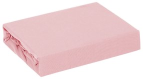 BAVLNENÉ PRESTIERADLO S GUMOU ADELA 120X200X25 CM PUDROVÁ