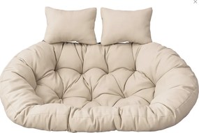 Vankúš na závesné hojdacie dvojkreslo - béžový