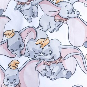Bielo-sivé bavlnené detské obliečky do postieľky 100x135 cm Dumbo "Dots" – Jerry Fabrics