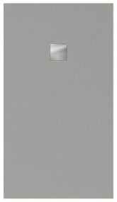 VILLEROY &amp; BOCH Planeo obdĺžniková sprchová vanička akrylátová, s technológiou RockLite, štandardný model, protišmyk (A), 1600 x 900 x 48 mm, Nature Grey, UDA1690PLA2V-3N