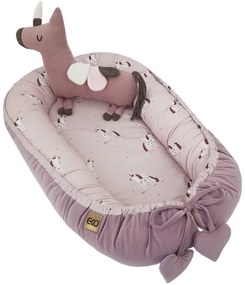 EKO - Hniezdo pre dieťa bavlnené UNICORN 90x60 cm