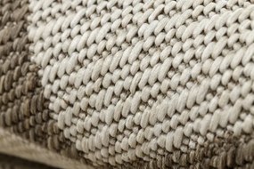 Koberec Šnúrkový SIZAL FLOORLUX 20489 champagne / taupe Trojuholníky