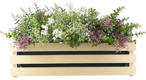 AMADEA Drevený obal na kvetináč, 62x21,5x17cm Český výrobok