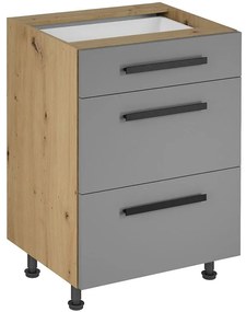 Kuchynská skrinka Langen D60S3 úchyt beige