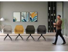 Sada jedálenských stoličiek s vratným mechanizmomHC-536 GREY2, 2 ks