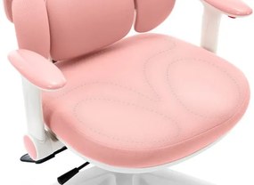 Ergonomické ružové detské kreslo HC-999 - látkové