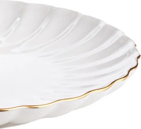 Tanier MELIDA biely so zlatým okrajom 710971
