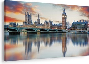 Obraz - Londýnske Houses of Parliament (90x60 cm)