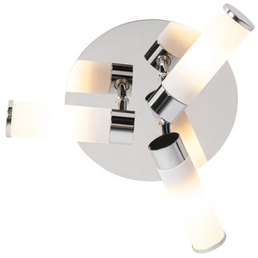 Moderné stropné svietidlo do kúpeľne chrómové 3-svetlo IP44 - Bath