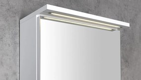 Aqualine Aqualine, KAWA STRIP Galérka s LED osvetlením 80x70x22cm, dub emporio, WGL38S