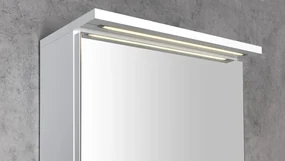 Aqualine Aqualine, KAWA STRIP Galérka s LED osvetlením 80x70x22cm, dub emporio, WGL38S