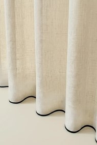 Záves na riasiacu pásku LENOR krémový 140x270 cm