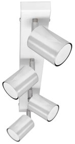 LED Bodové svietidlo TUNE 4xGU10/4,8W/230V matný chróm/biela