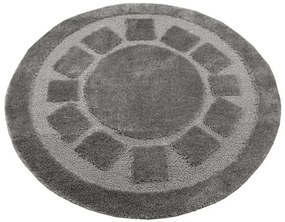 Kúpeľňový koberček Ocean sivý kruh