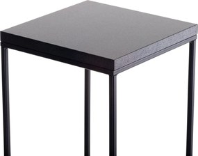 STOJAN NA KVETINÁČ SIMPLE 80X24X24 CM ČIERNA