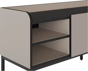 Krémový TV stolík 160x55x42 cm Adara – Marckeric