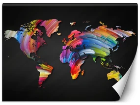 Gario Fototapeta Mapa sveta v pastelových farbách Materiál: Vliesová, Rozmery: 250 x 175 cm