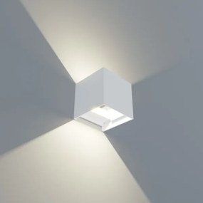 APLED - LED Vonkajšie nástenné svietidlo CUBE 2xLED/3W/230V IP65
