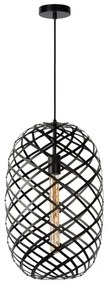 Lucide 21417/32/30 - Luster na lanku WOLFRAM 1xE27/60W/230V čierna