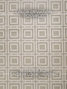 ELLE Decoration, Behúň Perles 106191 Cream z kolekcie Elle, 80x240, béžová, obývacia izba