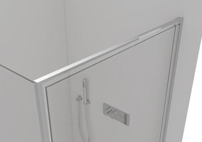 Cerano Porte, 1-krídlový sprchovací kút 100x100 cm, 8mm číre sklo, chrómový profil, CER-CER-413510
