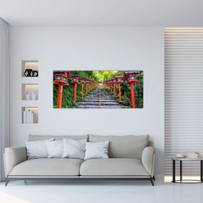 Obraz - Svätyňa Kifune (120x50 cm)