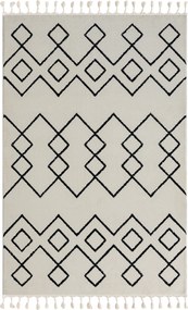 My Flair, Kusový koberec Moroccan Dream weiß, 160x230, čiernobiela, obývacia izba