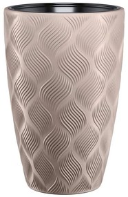 Kvetináč Flow Slim 30 taupe