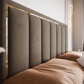 MANŽELSKÁ POSTEĽ MELISSA 180X200 ROYAL VELVET HNEDÁ