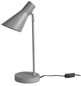 Stolná lampa Beaufort Metal matná šedá 46 cm x 23 cm