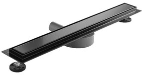 REA-G7802 - Odtokový žľab NEOX PRO 70 cm nerezová oceľ/čierna REA-G7802