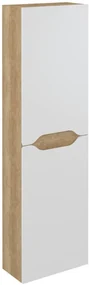 Sapho Sapho, WAVE skrinka vysoká 40x140x20cm, ľavá/pravá, biela/dub Alabama, WA250-3022