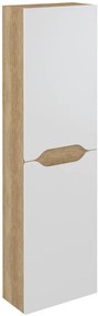 Sapho Sapho, WAVE skrinka vysoká 40x140x20cm, ľavá/pravá, biela/dub Alabama, WA250-3022