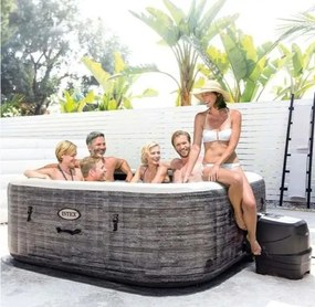 Nafukovacia vírivka pre 6 osôb Intex 28452 Bubble Greystone Deluxe