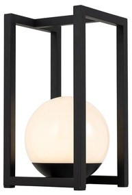 Vonkajšia stolná lampa čierna vrátane LED s dotykovým nabíjaním - Nowi