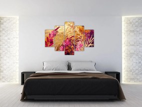 Obraz - Abstraktná maľba kvetov II. (150x105 cm)