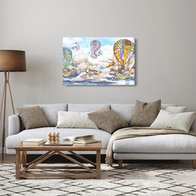 Obraz - Výprava v oblakoch (90x60 cm)