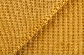 Posteľ Flamingo 180x200 cm, žltá štruktúrovaná tkanina