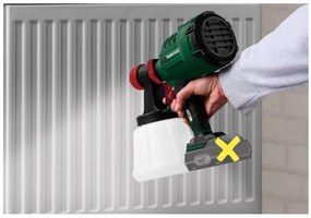 Parkside®  Aku striekacia pištoľ na farbu Pfsa 20-Li B2 + Akumulátor 20 V 2 Ah + Nabíjačka na akumulátor 20 V/2,4 A  (800011749)