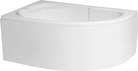 Polimat Akrylátová asymetrická vaňa Standard 130x85 L(R) AS POLIMAT-Farba: Biela, POLIMAT-Orientácia: Ľavá