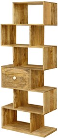 furniture-nabytek.cz - Drevená polica do kuchyne 60x150x30 z masívu mango