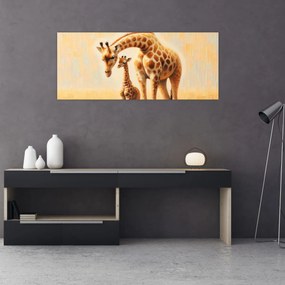 Obraz - Žirafy (120x50 cm)