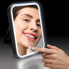 Kozmetické zrkadlo s osvetlením 15x20 cm Ania – MSV