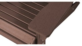 Hnedé plastové záhradné kreslo Adirondack – Bonami Selection