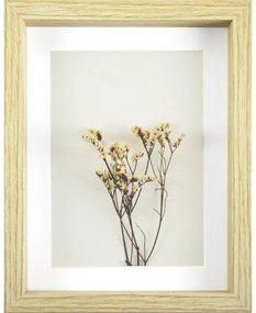 Fotorám 12x17, PPT, naturálny s kvetmi