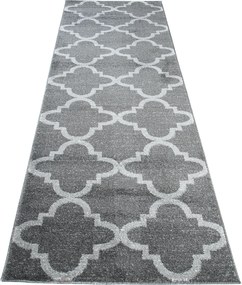 TA Koberec L386A TMAVOSIVÉ SARI BSF Rozmer: 100x200 cm