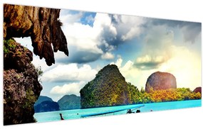 Obraz - Zátoka Phang Nga (120x50 cm)