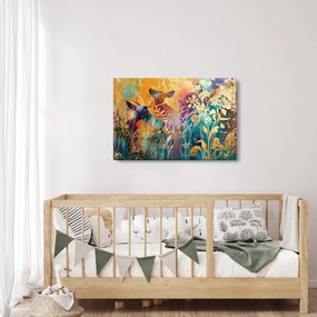 Obraz - Abstraktná maľba prírody (90x60 cm)