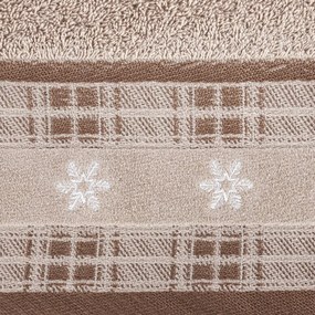 Bavlnený vianočný uterák béžový Šírka: 50 cm | Dĺžka: 90 cm